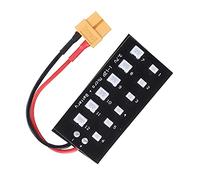 FTVOGUE LiPo Charging Board Parallel Charger Adapter for 1S 3.7V Batteries, UMX Type Connector, Charges 1 to 12 Packs, 1.5A Per Battery, for 130 X MCP X BL UMX Models