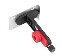 FTVOGUE Magnetic Wall Mount Rack Holder, ABS Iron Leveller Bracket Stand with 1 4in Male Thread, 0 to 35mm Adjustable Height, Locking Support for Wall Installation and Alignment Work