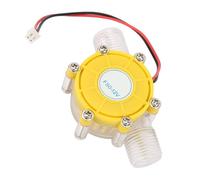FTVOGUE Micro Hydro Generator, Compact Energy Efficient Hydroelectric Generator with Low Noise Design for Home Use and Water Applications (F50 12V transparent yellow)