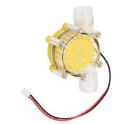 FTVOGUE Micro Hydro Generator, Compact Energy Efficient Hydroelectric Generator with Low Noise Design for Home Use and Water Applications (F50 5V transparent yellow)