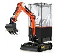 FTVOGUE Mini Excavator Cover, Transparent Wrinkle Window