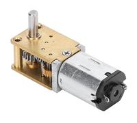 FTVOGUE Mini Micro Metal Gear Motor N20 DC12V 53RPM Speed Reduction Motor, Red Copper Brushed Geared for CNC Mill Lathe Router Intelligent Toy Robot (DC12V381RPM)