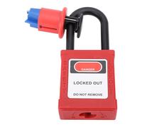 FTVOGUE Miniature Circuit Breaker Lock Anti Loss 1P 2P 3P 4P Circuit Breaker Lockout Device Stainless Steel Safety Padlock for Industrial Electrical Equipment