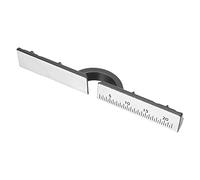 FTVOGUE Miter Saw Baffle with Scale Carbide Backing with Scale for 10in Aluminum Sawing Machine Fence Glossy Surface No Burrs High Hardness Wear Resistant