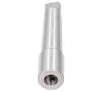 FTVOGUE Morse Taper Drill Arbor, Steel MTR8 Adapter Sleeve MT4 to R8 Connection 19.05mm Inner Diameter External Cooling Fit for Magnetic Drill Lathe Silver 1Pc