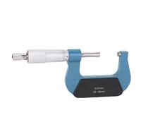 FTVOGUE Outside Micrometer, Stainless Steel and Tungsten Carbide 25-50mm Machinist Micrometer, 0.01mm Graduation, External Measurement Tool with Box for Machinists and Workshops