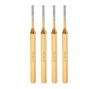FTVOGUE Pin Punch Kit, 150mm Alloy Steel, 4mm Tips, 4 Piece Set