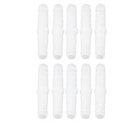 FTVOGUE Plastic Hose Barb Fitting, PE Material, Straight Tubing Connection Adapter for 6mm Hose (6-6mm Straight Through)