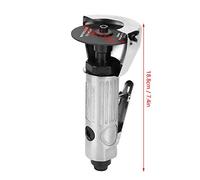FTVOGUE Pneumatic Cutting Machine 3in High Speed Air Cut Off Tool with Adjustable Sanding Pad Aluminum Alloy for Automotive and Manufacturing (3" Pneumatic Cutting Machine + Auxiliary)