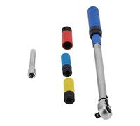FTVOGUE Preset Click Torque Wrench, 1/4 3/8 in Drive 5-25N.m 40-220N.m | Calibrated Torque Application, -Etched Dual Range Scale, Steel Head, Non-Slip Lightweight Handle