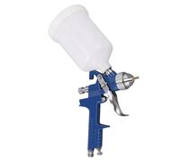 FTVOGUE Professional HVLP Spray Gun, 500ml Gravity Feed with 1.4mm Nozzle and Air Pressure Regulator, for Automotive Painting Furniture Repair Industrial Coating