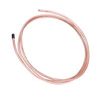 FTVOGUE Quality Copper Tube, Soft Coil Tubing for Refrigeration, 6mm OD, 4.8mm ID, 2m C1100 T2 Copper for Air Conditioners and Refrigerators