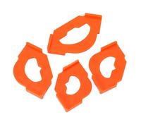 FTVOGUE Radius Router Jig, 4PCS Corner Routing Templates with ABS Material for Woodworking, R20T20 R25T25 R30T30 R40T40 Set, Ideal for Picture Frames and Furniture