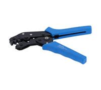 FTVOGUE Ratcheting Crimping Pliers, 0.5-2.5mm² AWG Wire Range | Alloy Steel Forged Body, Hardened, Ergonomic Handle, Wheel Linkage, 0.5-2.5mm² Terminal Crimper