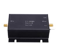 FTVOGUE RF Power Amplifier 15V 1-1000MHz Broadband Amplifier Aluminum Alloy with Double-Sided 1.6mm PCB for Radio Transmission