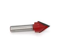 FTVOGUE Router Bit, Cemented Carbide Wood Milling Cutter Bit 8mm Shank V Shape Slotting Round Router for Woodworking Grooving Trimming and Work for Carpenters