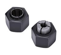 FTVOGUE Router Collet Chuck Kit 1/4in 1/2in Replacement | for DW621 DW616 DW618 DW622 DW626 1617 1618 1613 1619EVS MRC23EVSK MRF23EVS GOF1300CE Routers