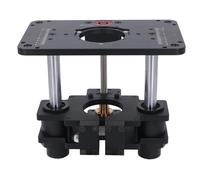 FTVOGUE Router Inverted Lift Table Premium Aluminum Alloy Stainless Steel Router Table Lift System for Woodworking Benchtop with 69mm Diameter Trimmer 25 to 50mm Thickness