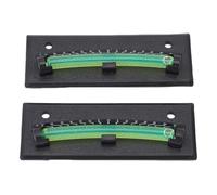 FTVOGUE RV Bubble Level 2pcs Set with 2 Mounting Methods Accurate Bubble Leveling System for Trailer RV Truck ABS Material 9.4x3.5x0.2cm