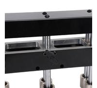 FTVOGUE Sheet Metal Bender Adjustable Metal Bender for 6 to 104 Mm Width 1 Mm Thickness 0 to 90 Degree V Roller Design for Rain Gutters Roof Flashing Installers