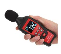 FTVOGUE Sound Level Meter Noise Meter with LCD Display 30 to 130 DBA DBC ABS and Metal Housing 0.1 DB Resolution for Industrial Traffic School Home Inspection