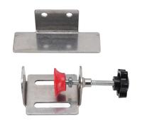 FTVOGUE Stainless Steel Cabinet Door Mounting Jig, Cabinet Door Installation Clamp Tool for Flat Bottomed, Woodworking Tool with Accurate Alignment for DIY and Professional Use