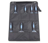 FTVOGUE Stainless Steel Putty Scraper Set, 7PCS Drywall Spatula Tools with Storage Bag for Wall Repair Home Improvement Professional Contractors