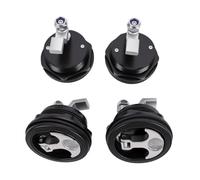 FTVOGUE Stainless Steel T Handle Boat Latch, 2-3/8 to 2-1/2in | 316 Marine Grade Hardware, Keyless Compression Closure, Fits 1/8-3/4in Doors, for Deck or RV Cabinet Use