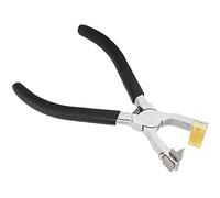 FTVOGUE Stitching Hole Punch, Stainless Steel Leather Hole Puncher Tool with 3 Needles, Flat Mouth Prong Chisel for Belts Shoes Wallets Jackets