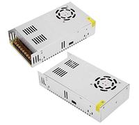 FTVOGUE Switch Power Supply Driver, Aluminum Alloy, High Efficiency for LED Light Bar, 12V 3A for 3D Printers and Industrial Automation (S-400-12 (12V/33A/400W) AC110/220V±15%)