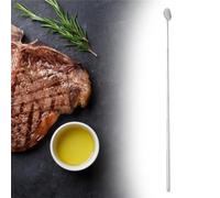 FTVOGUE Telescopic Stirring Spoon Stainless Steel Extendable Mixing Spoon 24.4in Long Handle Adjustable Length for Barbecue Camping Deep Pot Cooking and Outdoor Kitchen