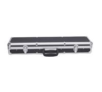 FTVOGUE Tent Storage Box Portable, Lightweight Lockable Gear Organizer for Camping Hiking Aluminum EVA 26.4 x 6.3 x Box 2 Keys