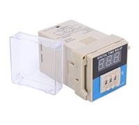 FTVOGUE Time Relay AC220V LED Digital Display Adjustable Cycle Delay Relay ATS48A 20 for Control Panels and Automation Users 3 Timing Functions Stable Output Long Service Life (DC24V)