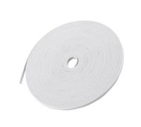 FTVOGUE Timing Belt White Open 10M PU with Steel 6mm Width for 3D Printer CNC Machine Machinery Synchronous Drive