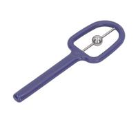 FTVOGUE Tongue Tip Trainer Tongue Muscle Tool Oral Muscle Strength Exercise Tool for Children with Plastic Metal Material to Improve Speech Pronunciation Skills (Blue)