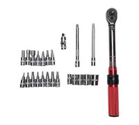 FTVOGUE Torque Wrench Set 1/4 Inch, 2.5-30 Nm Range | Accurate torque control, click sound prompt, 72-tooth ratchet, steel, bike maintenance