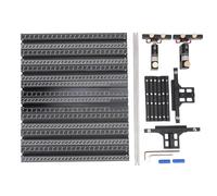 FTVOGUE Track Saw Guides Rail Kit Circular Saw Track Guides Set Aluminum Alloy Woodworking Parallel Guides with Adjustable Limiters Magnifying Lens
