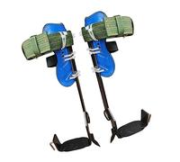 FTVOGUE Tree Climbing Spikes with Steel Plate, Upright Non Slip Design | Metal Construction, Adjustable Straps, Outdoor Climbing, Tree Pole Gear, Easy On/off One Tooth Design
