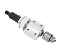 FTVOGUE Unpowered Spindle Assembly for Drill Woodworking Table Routing | M10 Threaded Shaft Sleeve, Double Flange Bearing Block, Locking Synchronous Wheel, Benchtop Jig Fixture Upgrade
