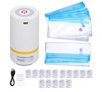 FTVOGUE Vacuum Sealed Filament Bags, High Vacuum Suction, 15 Reusable Desiccants for 3D Printer Filaments, Double Sealed Zipper, for 0.5-2kg Spools
