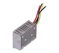 FTVOGUE Voltage Converter, Die-Cast Aluminium, Regulator Transformer, 8V to 40V to 13.8V with 20A for Motors and Navigation Systems