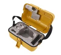 FTVOGUE Yellow Surveying Equipment Cases Single Lock Storage Box for Total Station Level Theodolite and Field Instruments Durable PP Material