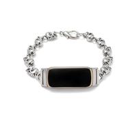 FTWIND Compatible with Fitbit Luxe Punk Rock Skull Band, Emo Gothic Style Stainless Steel Replacement Bracelet Strap for Men & Women, Metal Chain Wristband for Fitbit Luxe Smart Fitness Tracker fit 6