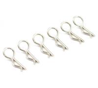 FTX Body Clip Medium Size 6 Pieces Silver RC Car Spare Part FTX6550