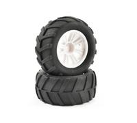 FTX Comet Monster Rear Wheels and Tyres 1/12 Scale White FTX9071W
