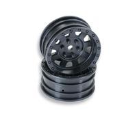 FTX Outback Hi-Rock Wheels 1/10 Scale Black 1.9 Inch 12mm Hex Pair FTX9266B