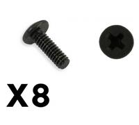 FTX OUTBACK MINI 3.0 BUTTON HE AD METRIC HEX SCREW 2X5 (8PC) FTX8925