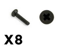 FTX OUTBACK MINI 3.0 ROUND HEA D SELF TAPPING SCREW 1.7X7 (8P) FTX8917