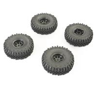 FTX Outback Mini X 2.0 Grabber Mounted Tyres Black Wheels FTX9375BK