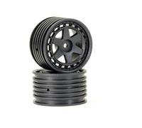FTX Stinger 1/10 Rear 32mm Wheel for Rubber Tyres Black Pair FTX10574